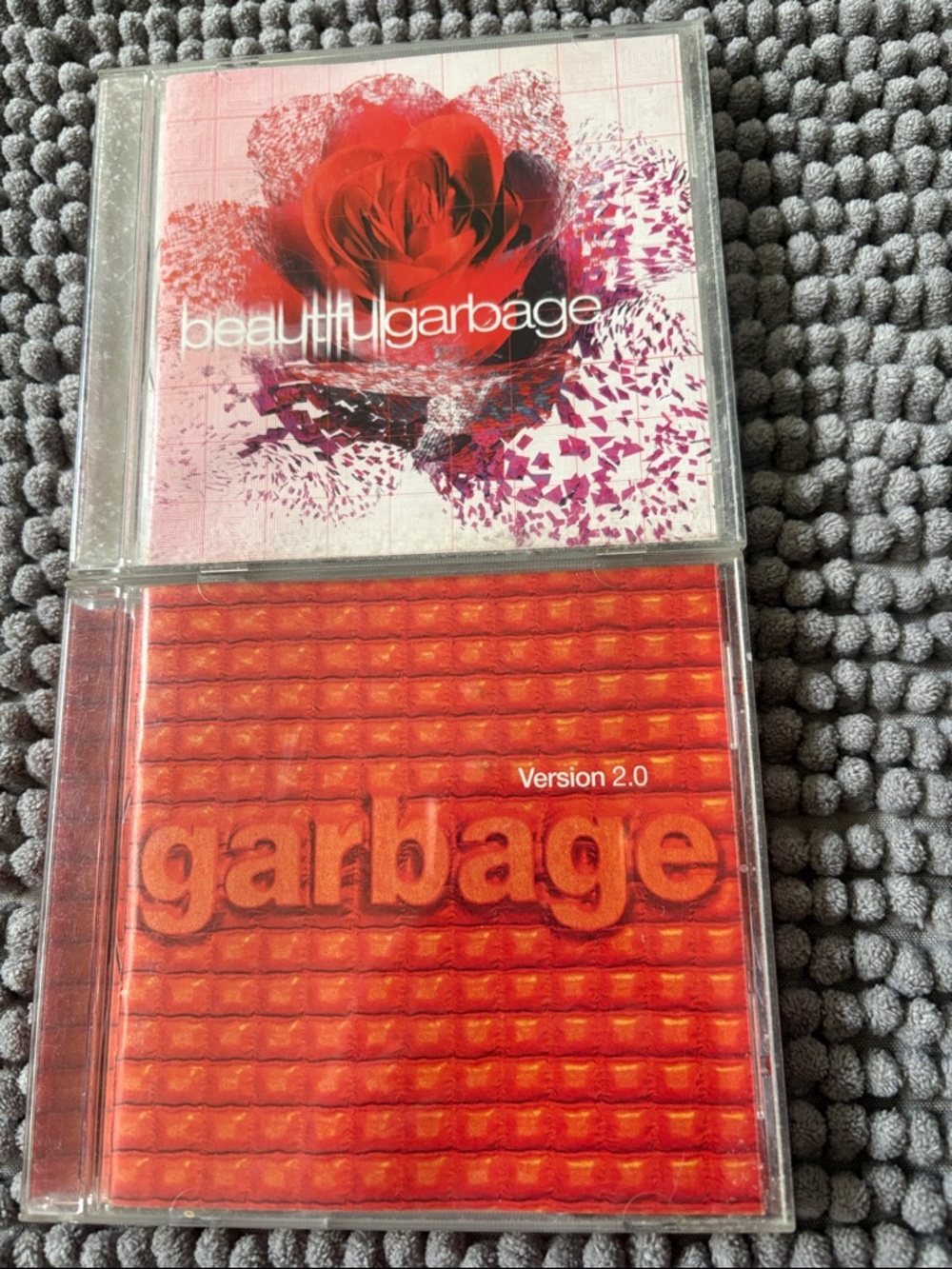 Garbage CD Single Set — Red & Pink Cover Art